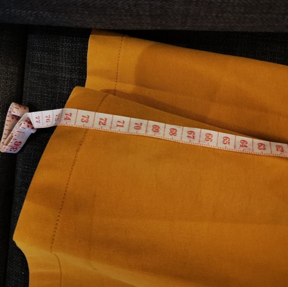 NWOT Yellow High-rise/waist Midi Skirt - Picture 3 of 8